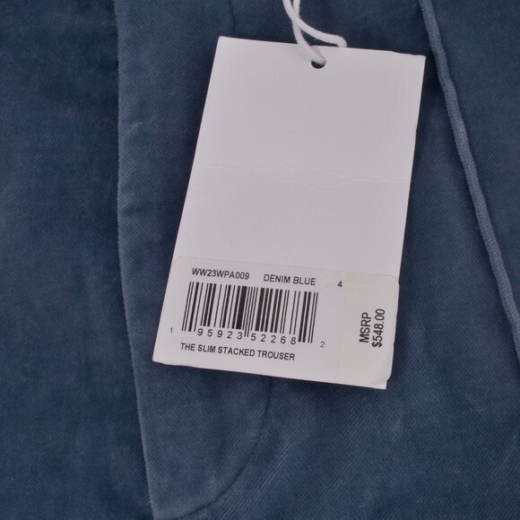 NWT Frame Denim Blue Straight Leg Pants - Picture 6 of 6